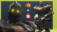 Udemy - BLENDER: How to create and rig the Iron Giant