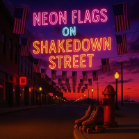 NEON FLAGS ON SHAKEDOWN STREET